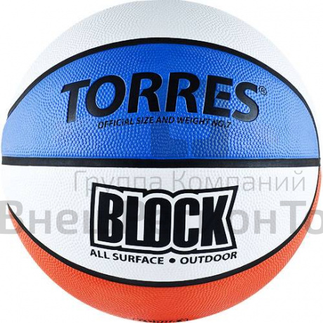 Баскетбольный мяч Torres Block, р. 7.