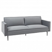 Диван прямой Кассель велюр серый