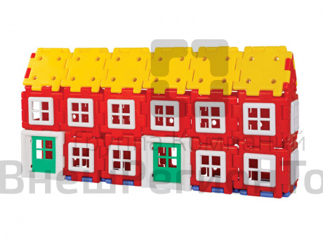 Конструктор Полидрон Гигант Строительство дома 4-7 лет.