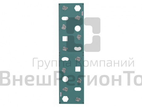 Скалодром пристенный 500х2000 стандарт ЭЛЬБРУС (10 зацепов).