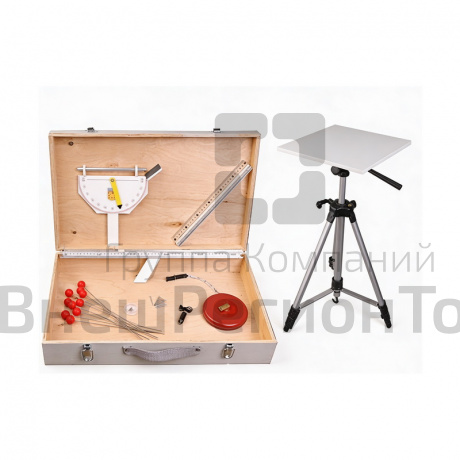 Комплект приборов и инструментов топографических.