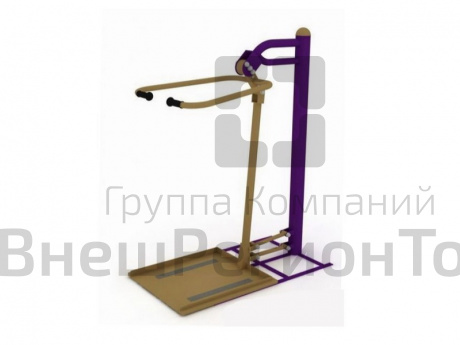 Тренажер для инвалидов-колясочников "Вертикальная тяга".