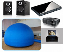 Мобильный планетарий, диаметр 5 м. Проектор Full HD 1920*1080 с возможностью 3D