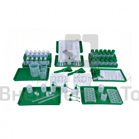 Набор посуды и принадлежностей (микролаборатория на 2-х учащихся).