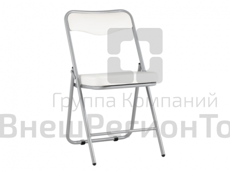 Складной стул экокожа, каркас металлик.