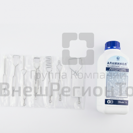 Комплект постановочных зондов + дезинфицирующее средство.