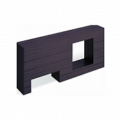 Стенка с двумя проломами