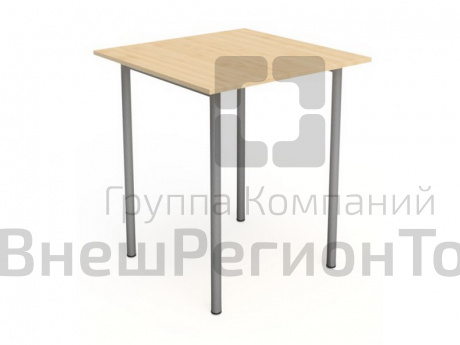 Стол обеденный 4-местный для табуретов квадратный.