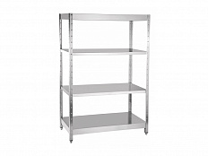 Стеллаж для хранения пищевых продуктов, нерж.ст., b616 мм