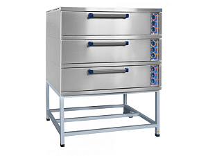 Пекарский шкаф электр., 3 камеры, нерж.ст.