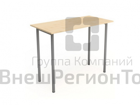 Стол обеденный 4-местный для табуретов прямоугольный.