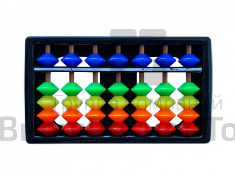Счёты абакус 7 рядов, цветной.