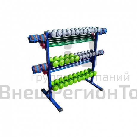 Комплект для силовой гимнастики (с подвижным стеллажом).