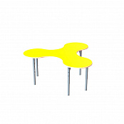 Стол ученический Трансформер "Puzzle" жёлтый