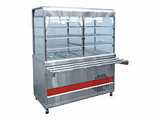Прилавок-витрина холодильный Аста с гастроемкостями, L1500 мм