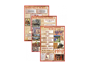 Комплект стендов «История» для 5–11 классов — 18 шт.