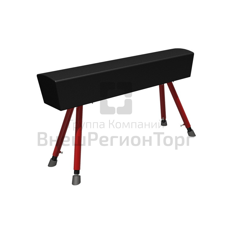 Конь гимнастический прыжковый переменной высоты.