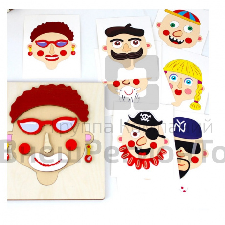 Детский игровой набор Мордашки.