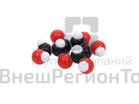 Глюкоза (C6H12O6), сборная модель.