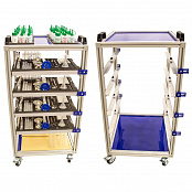 Мобильная стойка для хранения наборов ГИА по химии