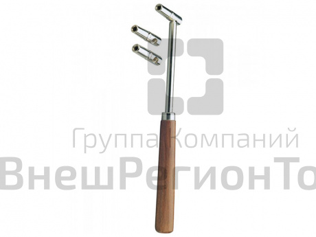 Ключ для настройки пианино (3 головки).