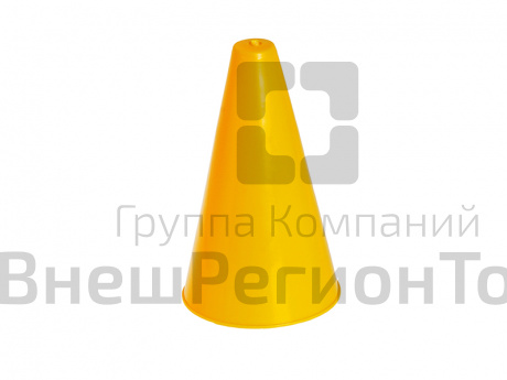 Конус для разметки 16 см, жёлтый.