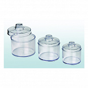 Cтаканы лабораторные с крышкой 3 шт