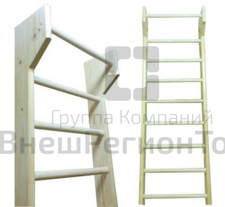 Гимнастическая стенка 2,4 х 0,8 м с перекладиной для подтягивания, тип 2.