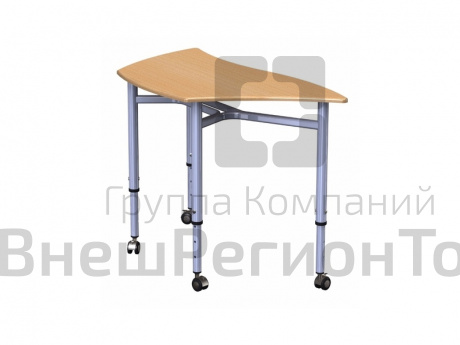 Стол ученический трансформер "Трапеция-Волна".
