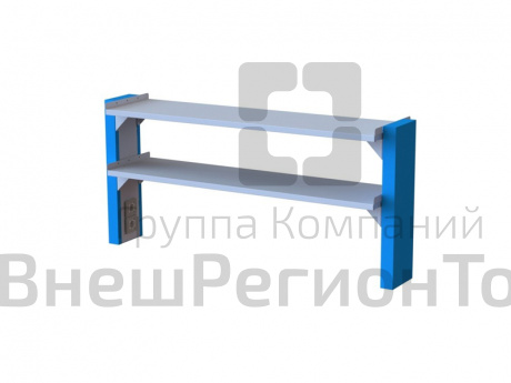 Стеллаж-надстройка к лаборантскому столу, 1200х250х700.