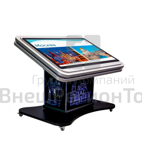 Интерактивный мультимедийный сенсорный поворотный стол «Laser NFI museum 32».