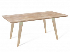 Стол прозрачный лак / дуб сонома светлый