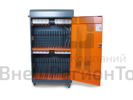 Тележка с розетками для зарядки 30 планшетов.