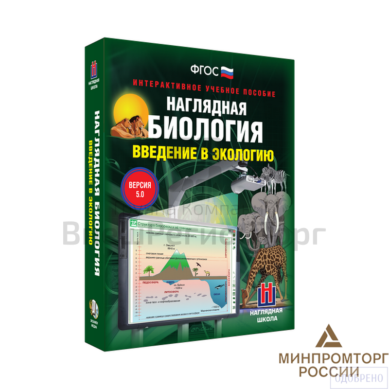 Наглядная биология. Введение в экологию 9, 11 классы (интерактивное пособие).