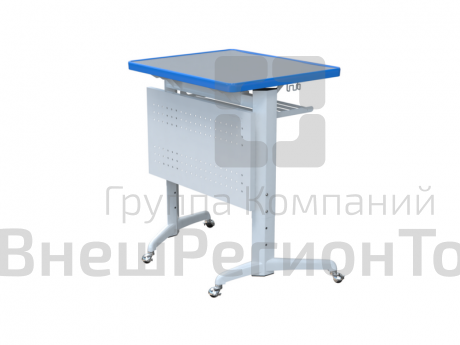Стол ученический одноместный штабелируемый.