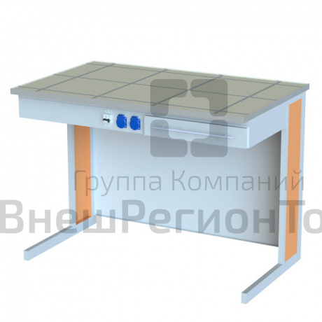 Стол демонстрационный с электрикой, 120х75х90.