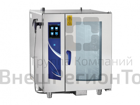 Пароконвектомат бойлерный, 480 программ, 840x800x1055 мм.