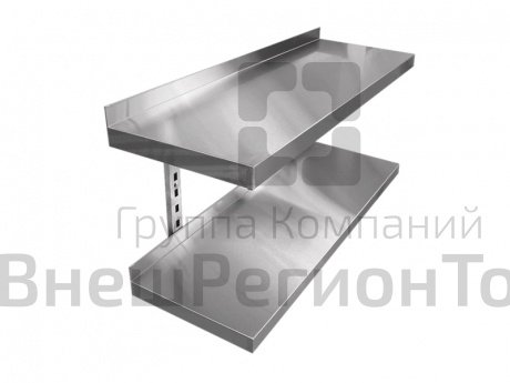 Полка настенная, нерж.ст., 800x300 мм.