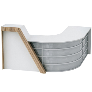 Кафедра библиотечная 1828х1800х1052 мм. (серый/дуб сонома)