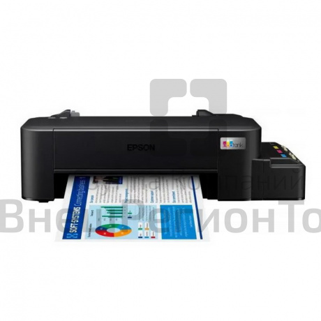 Принтер струйный Epson L121 цветная печать, A4.