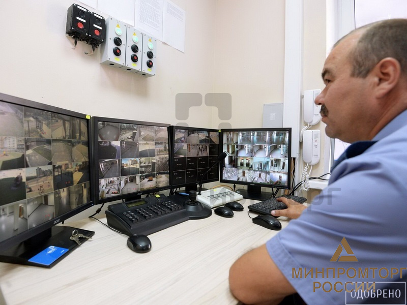 Автоматизированное рабочее место оператора системы охраны и видеонаблюдения.