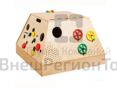 Тактильный модуль Пирамида 700х700х470 мм.