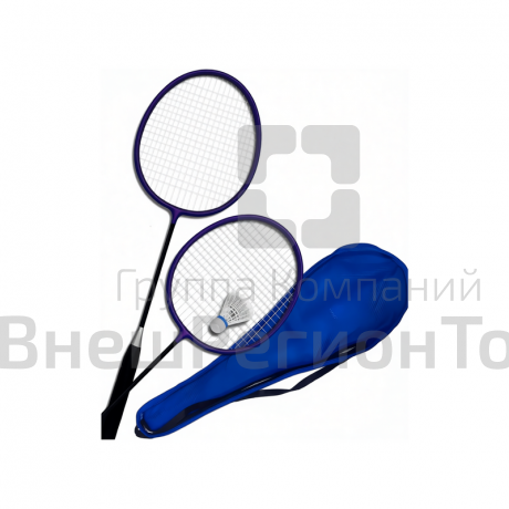 Набор ракеток для бадминтона 2 ракетки, 1 волан, в чехле.