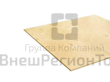 Фанера ФК 2/4 шлифованная 1525х1525х3 мм.