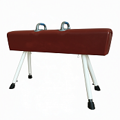 Конь гимнастический прыжковый переменной высоты, 28х160х35см