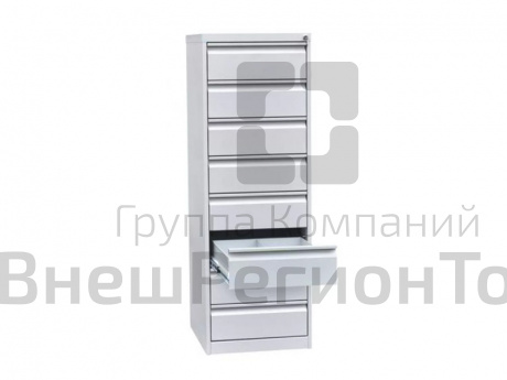 Шкаф картотечный 8 ящиков (A5) широкий h1550 мм.