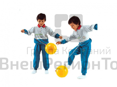 Мяч на резинке, d 20 см.
