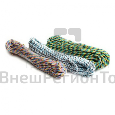 Плетеный полипропиленовый шнур, 24-прядный, моток, 10мм х 50м.