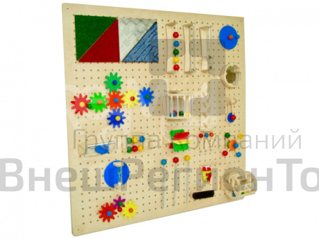 Тактильная панель с навесными элементами- 24 элемента.