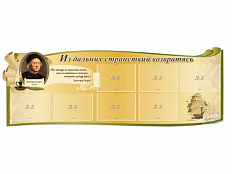 Стенд Из дальних странствий возвратясь